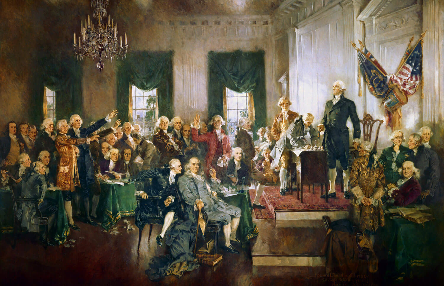 Signing of the Constitution of the United States of America